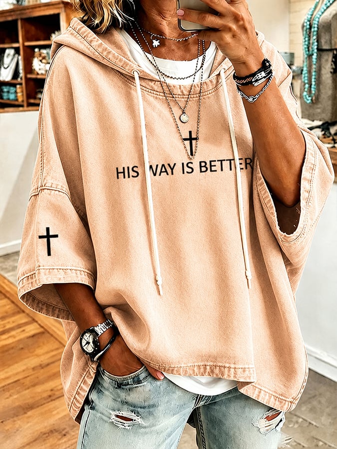 Women's Faith Printing Top