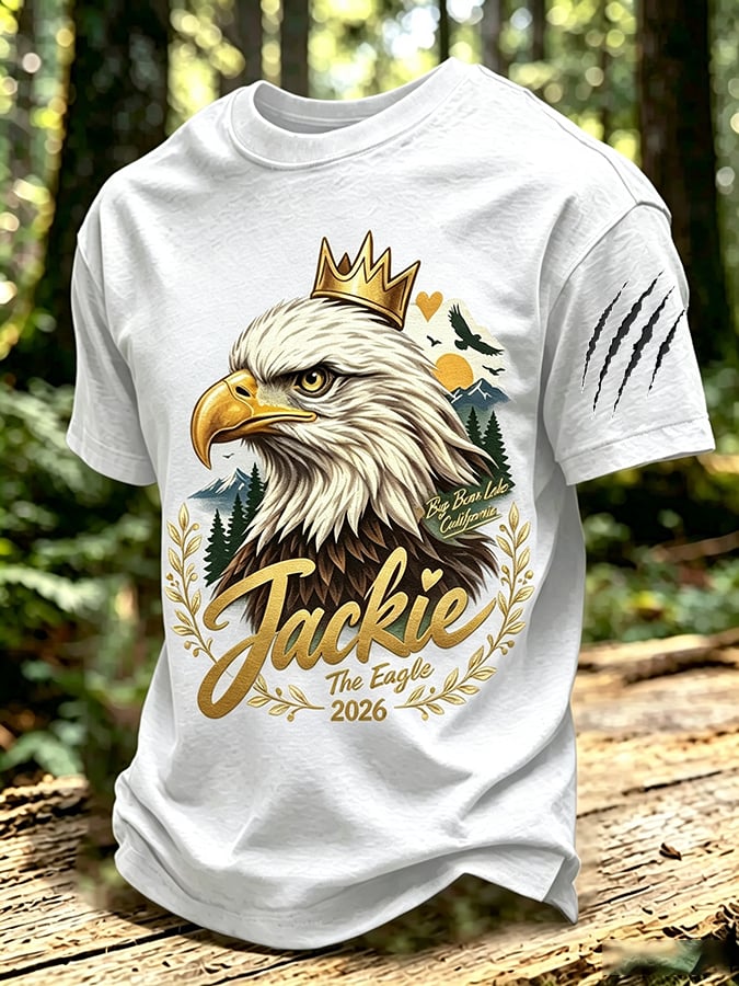 Men's Jackie & Shadow Print Short-Sleeve T-Shirt