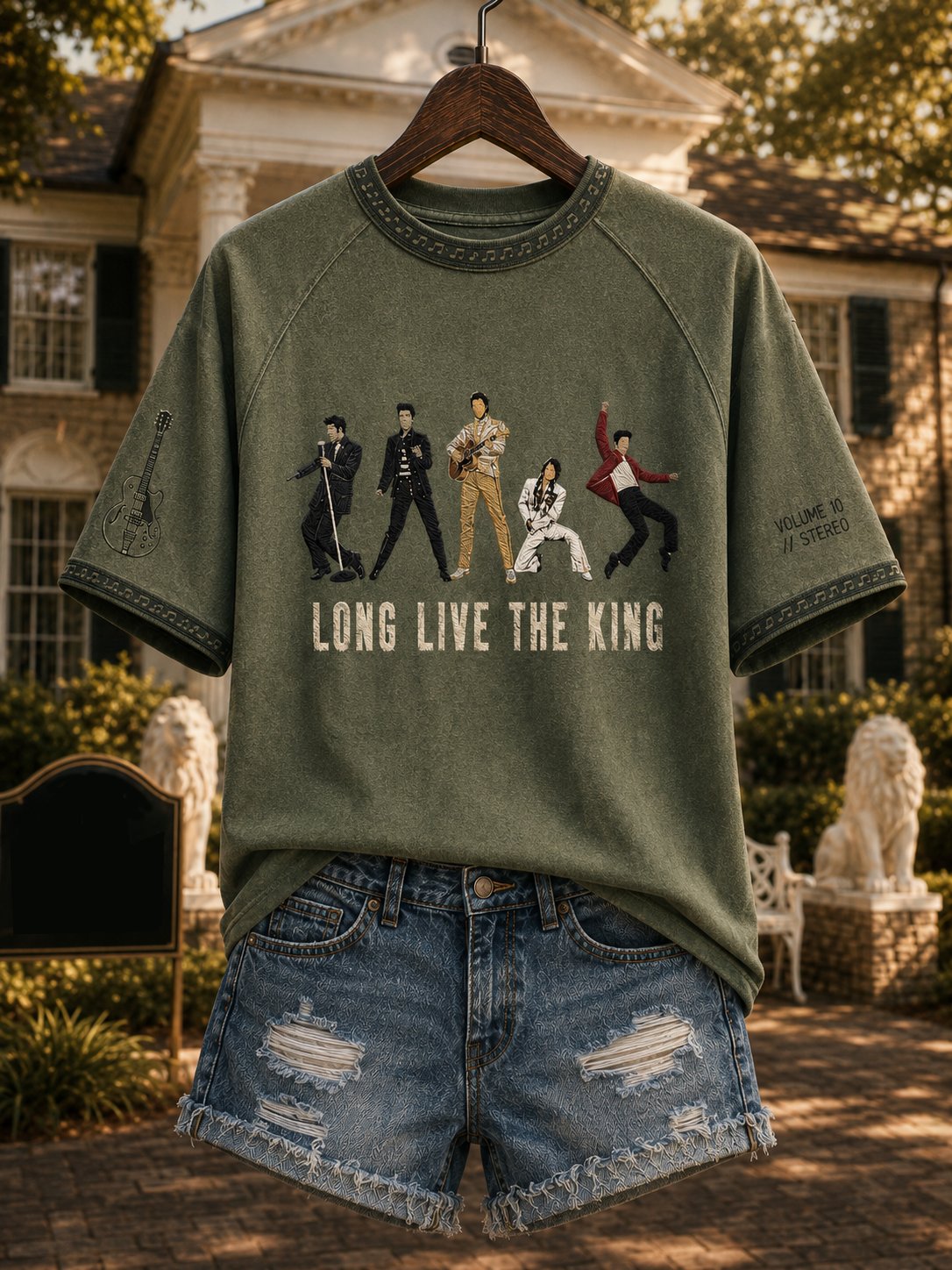 Women's The King of Rock 'N' Roll Print T-shirt