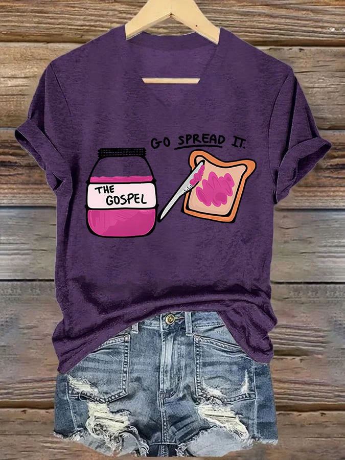 Women's THE GOSPEL Print T-Shirt