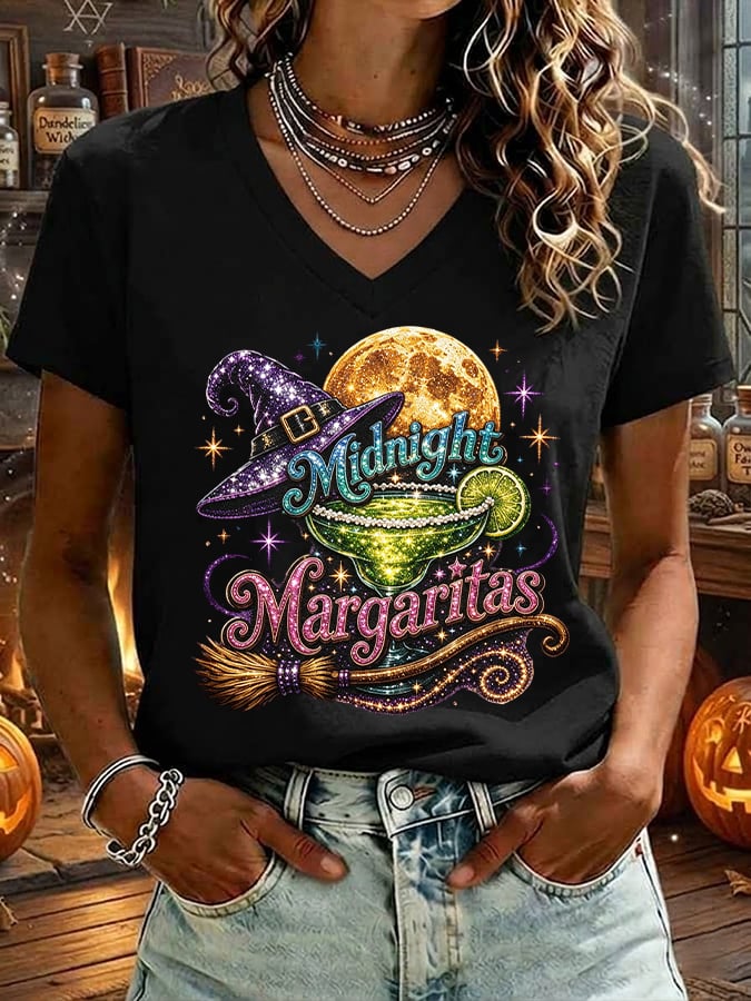 Women's Midnight Margaritas Print T-shirt