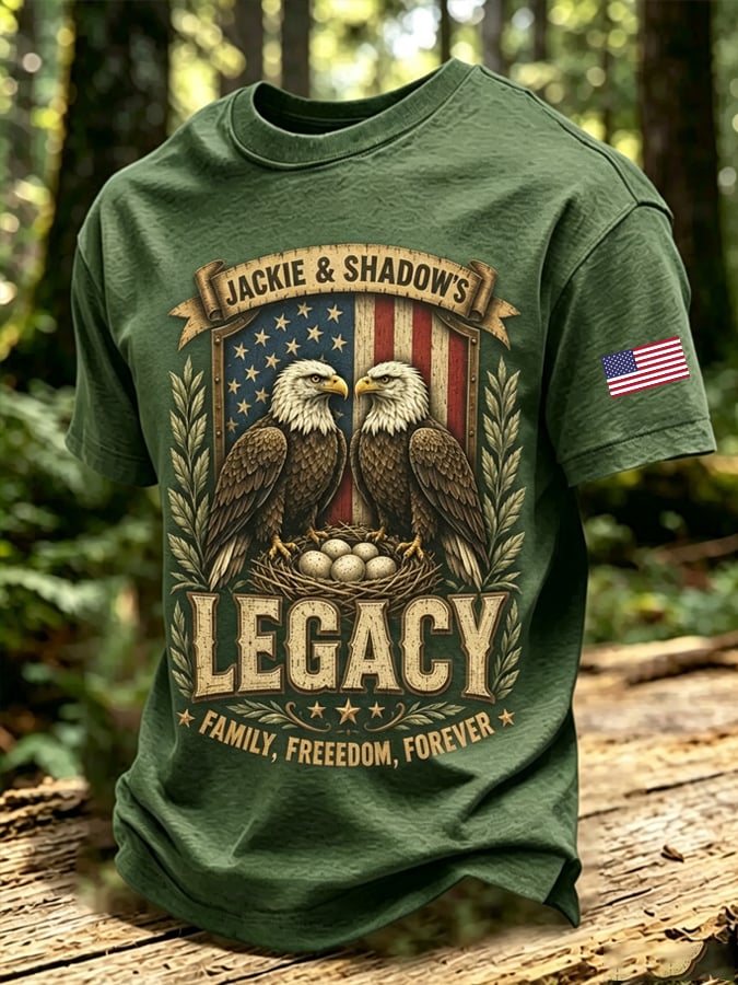 Men's Jackie & Shadow Print Short-Sleeve T-Shirt