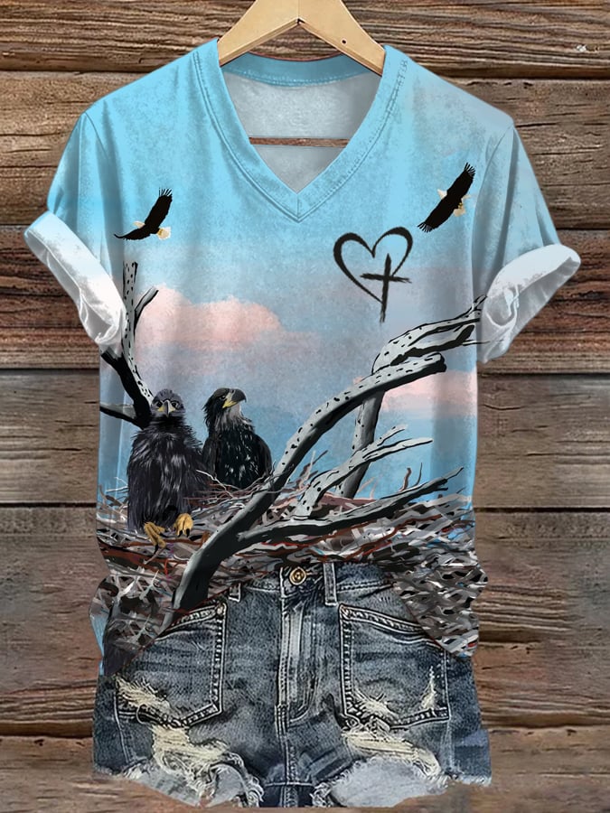 Women's Jackie And Shadow Printed T-shirt