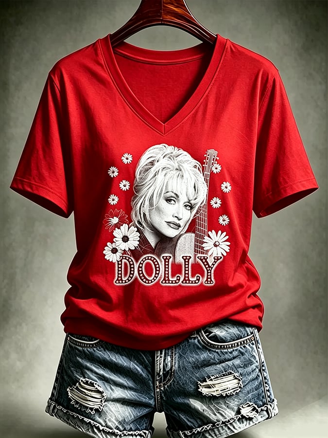 Women's Casual Print Short-Sleeve T-Shirt