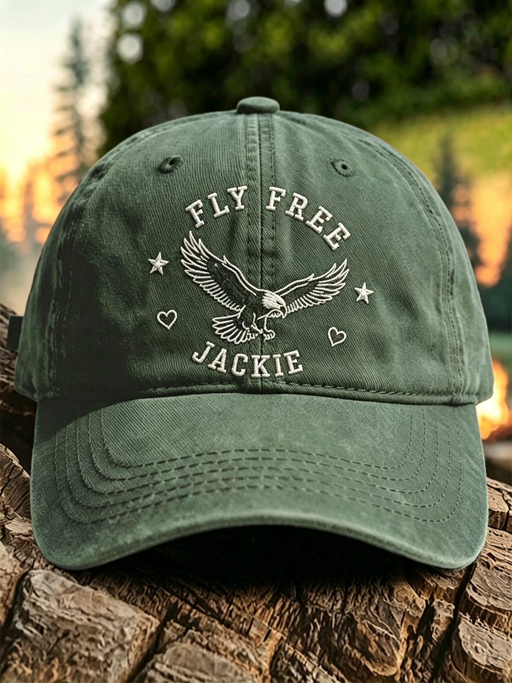 Unisex Fly Free Jackie Printed Hat