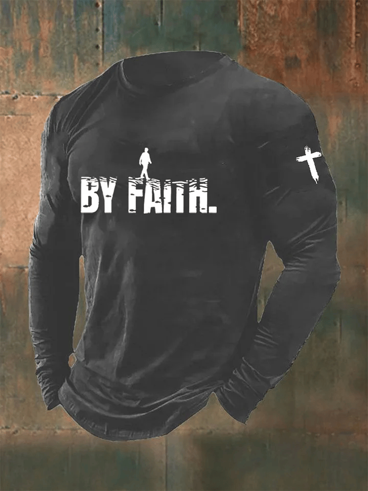 Men's Walk By Faith Printed Shirt
