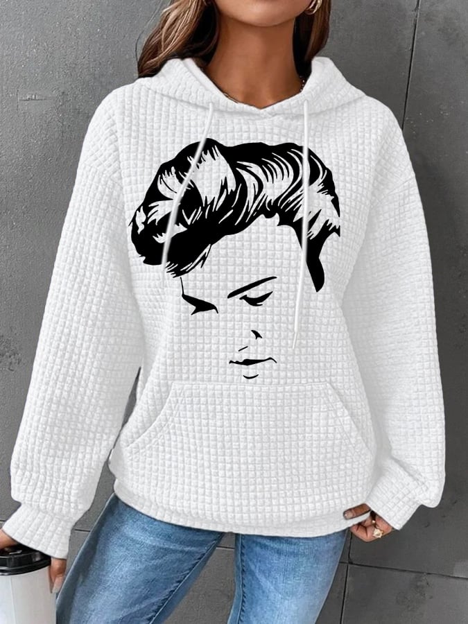 Women's Vintage Print Casual Sweatshirt