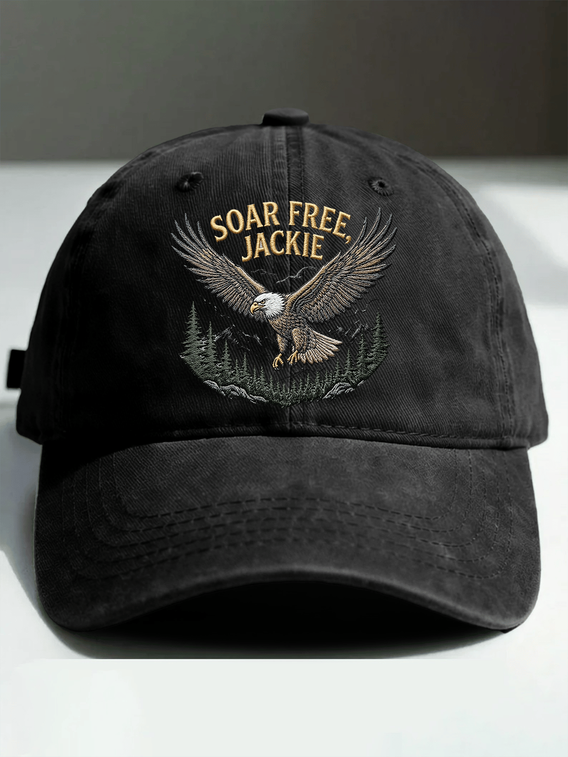 Retro Soar Free, Jackie Print Baseball Cap