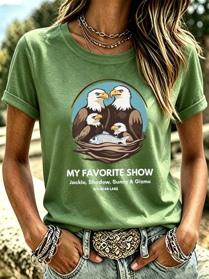 Women's Jackie And Shadow Printed T-shirt