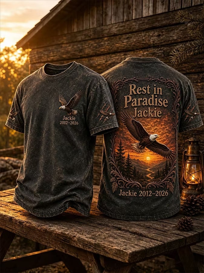Deepest Condolences To Jackie, May You Rest In Peace. Printed T-Shirt