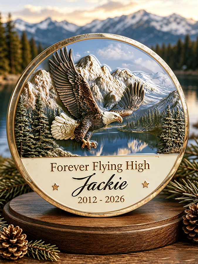 “Forever Flying High”Unisex Retro Jackie Pin-Back Button