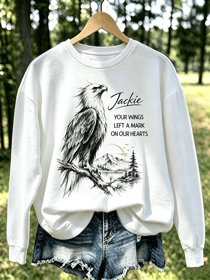 Women's "MESS WITH JACKIE AT YOUR OWN RISK" Crew Neck Sweatshirt