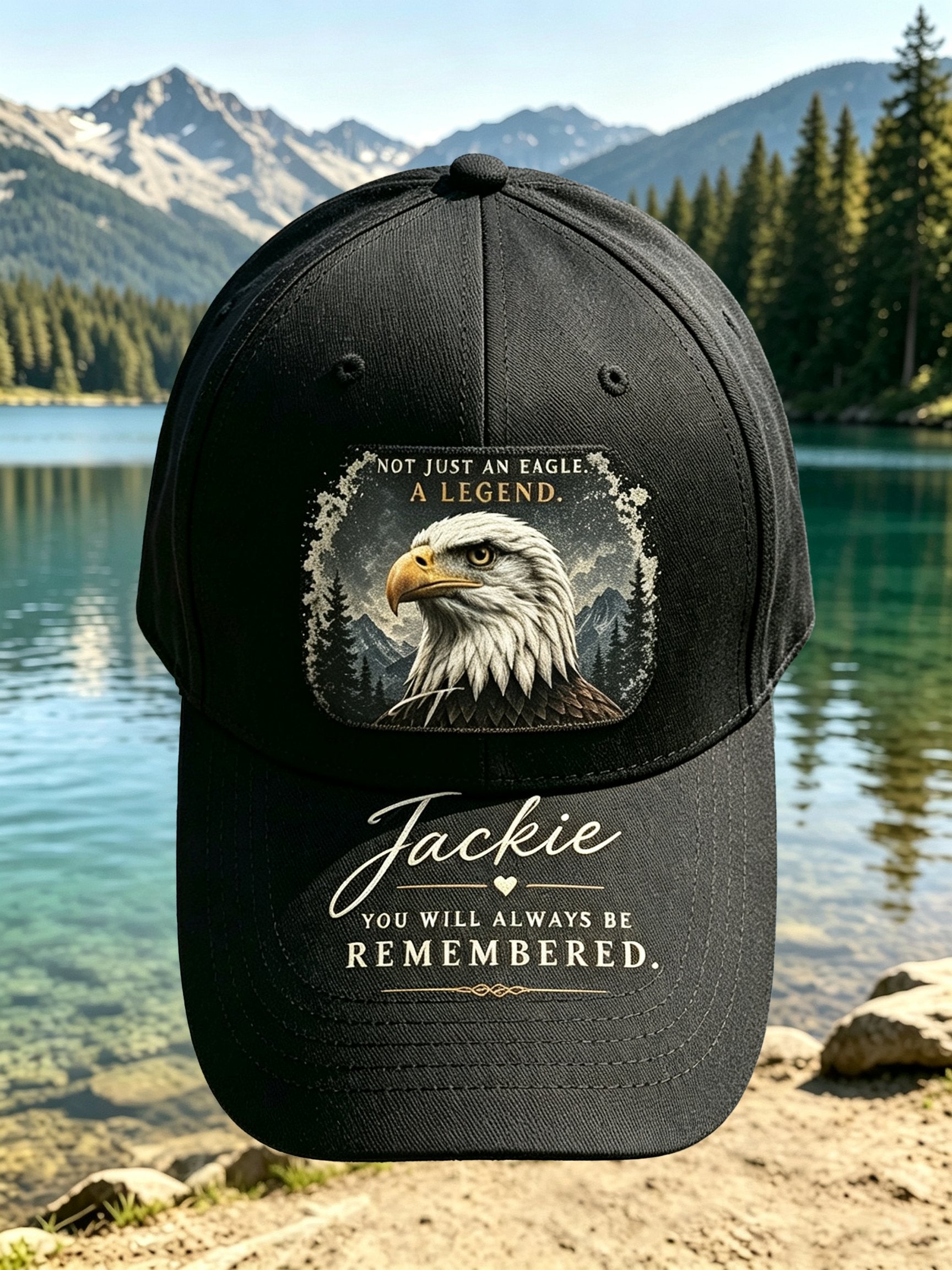 Jackie And Shadow Printed Baseball Caps