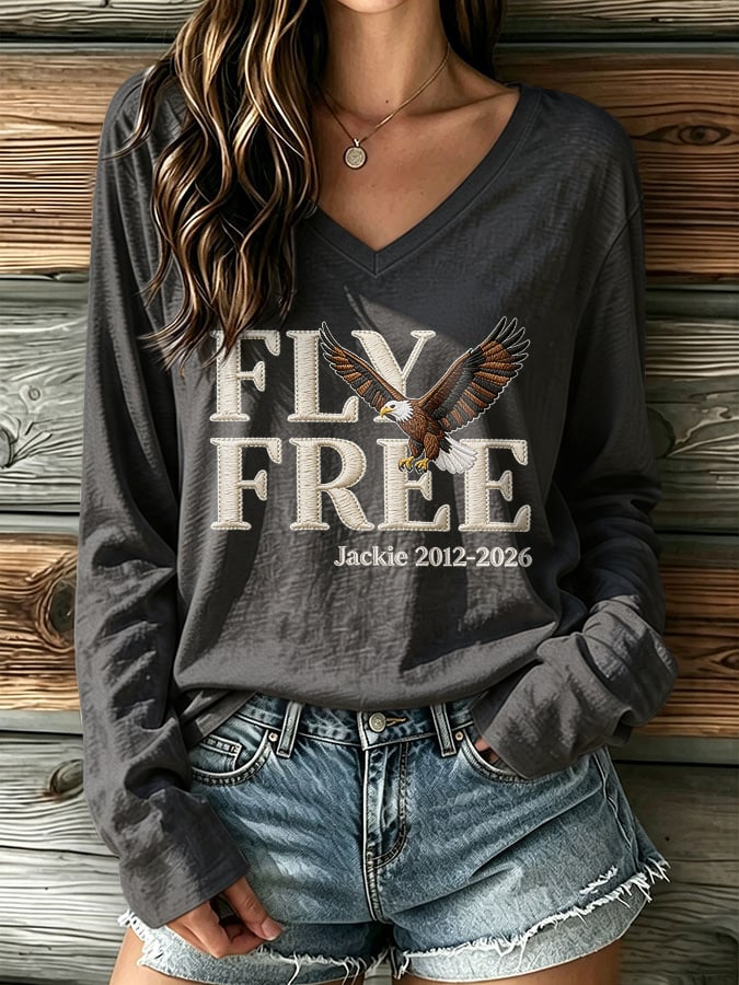 Women's Fly Free Jackie Print T-Shirt