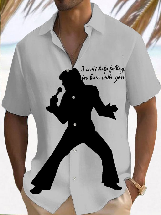 Mens Music Superstar Resort Shirt