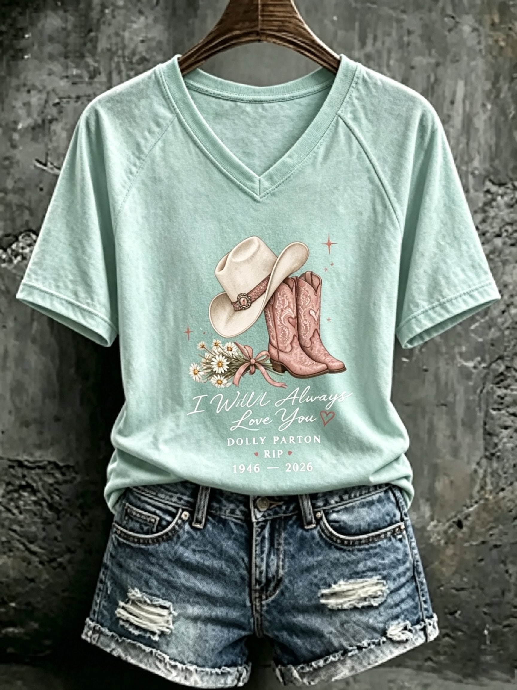 Women's Rip Dolly Parton Printed T-shirt