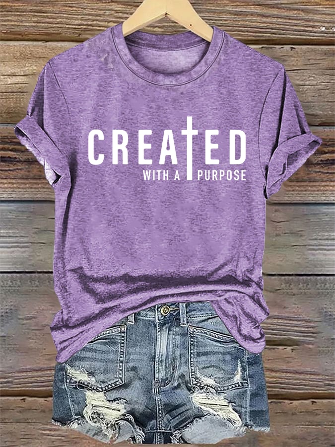 Women's created with a purpose T-Shirt