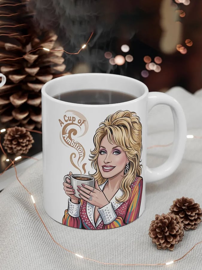 Retro Country Music Legend Tribute In A World Full Of Jolenes Be A Dolly Print Mug