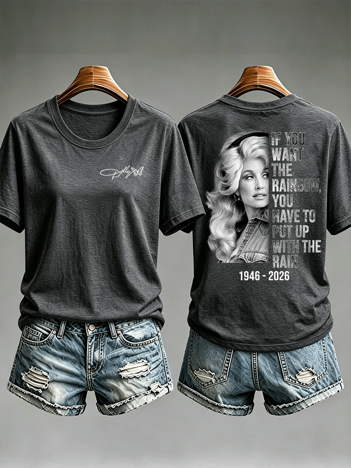 Women's Vintage Signature Graphic Memorial Print T-Shirt