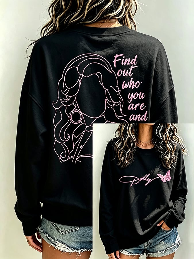 Women's Wildflowers Don'T Care Where They Grow — Dolly Parton Print Top
