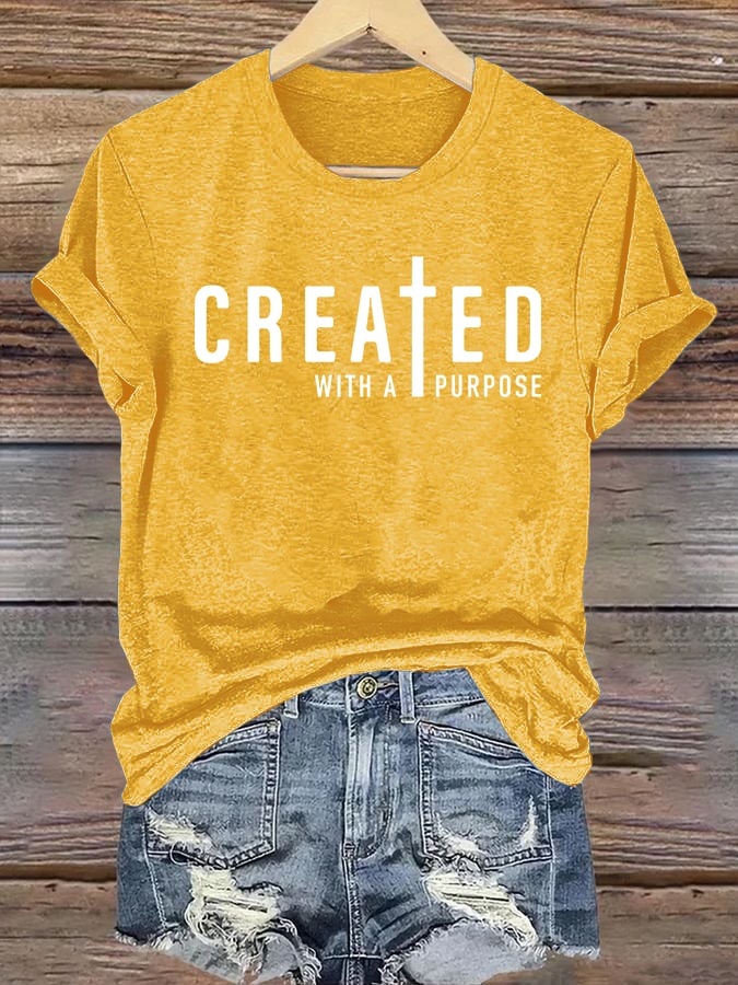 Women's created with a purpose T-Shirt