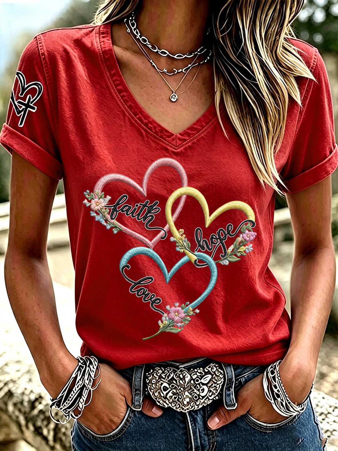 Women's Faith Print T-shirt