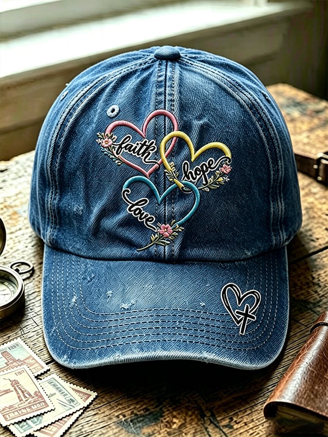 Unisex Faith Print Baseball Cap