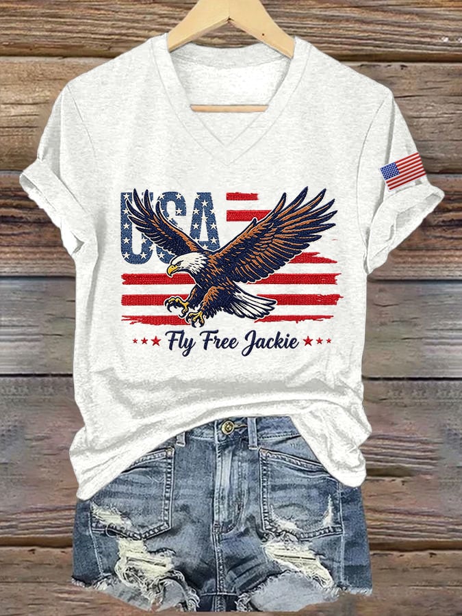 Women's Fly Free Jackie Print T-shirt