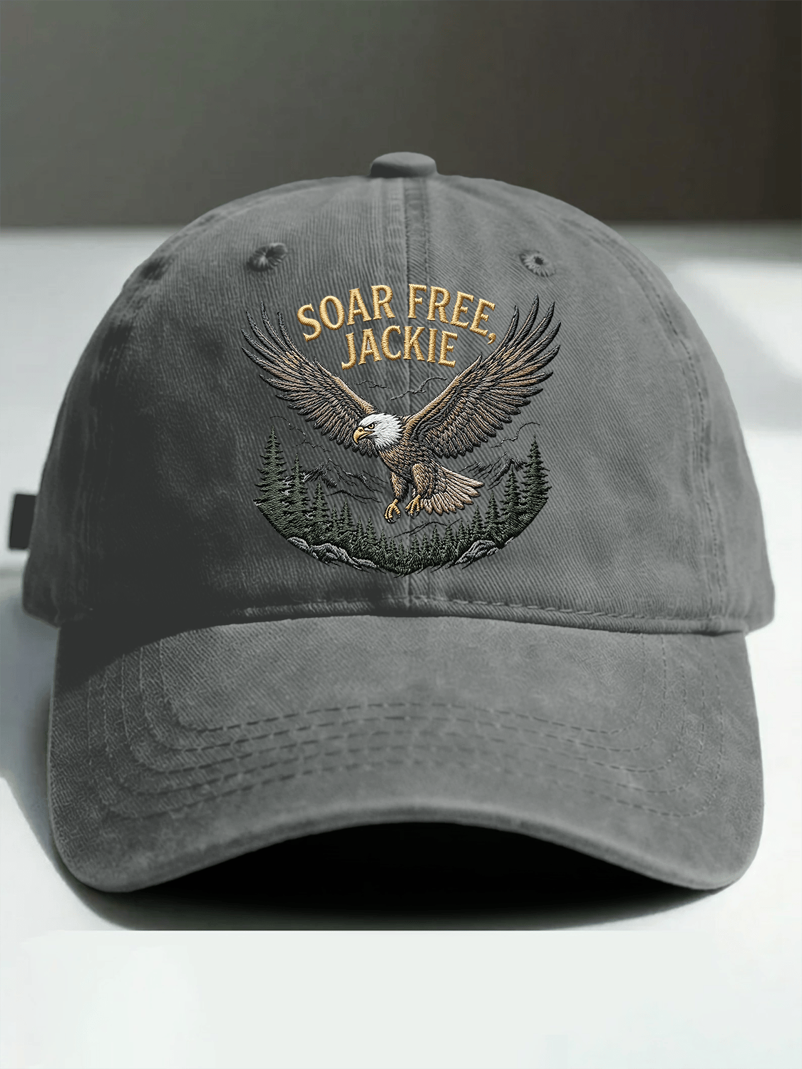 Retro Soar Free, Jackie Print Baseball Cap