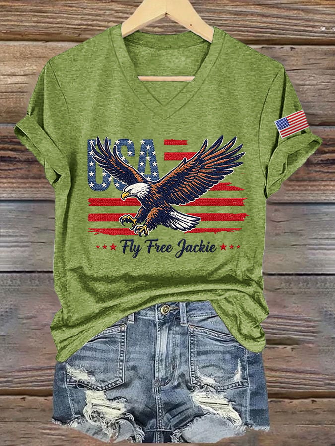 Women's Fly Free Jackie Print T-shirt