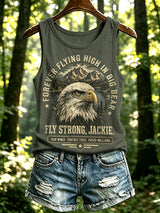 Women's Forever Over Big Bear, Fly Free Jackie Printed Tank Top