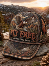 Unisex Retro Rest in Peace Jackie Print Hat