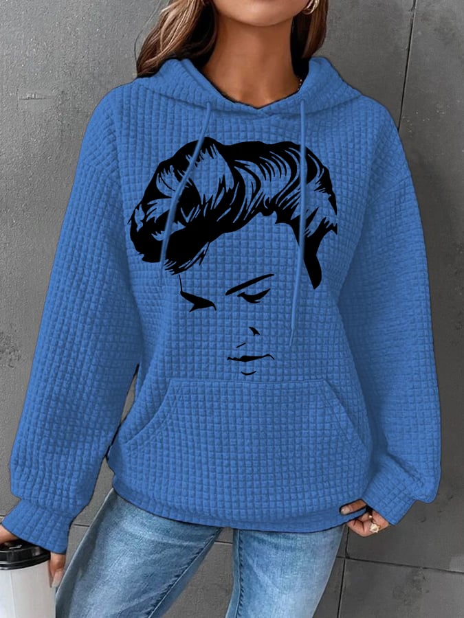 Women's Vintage Print Casual Sweatshirt