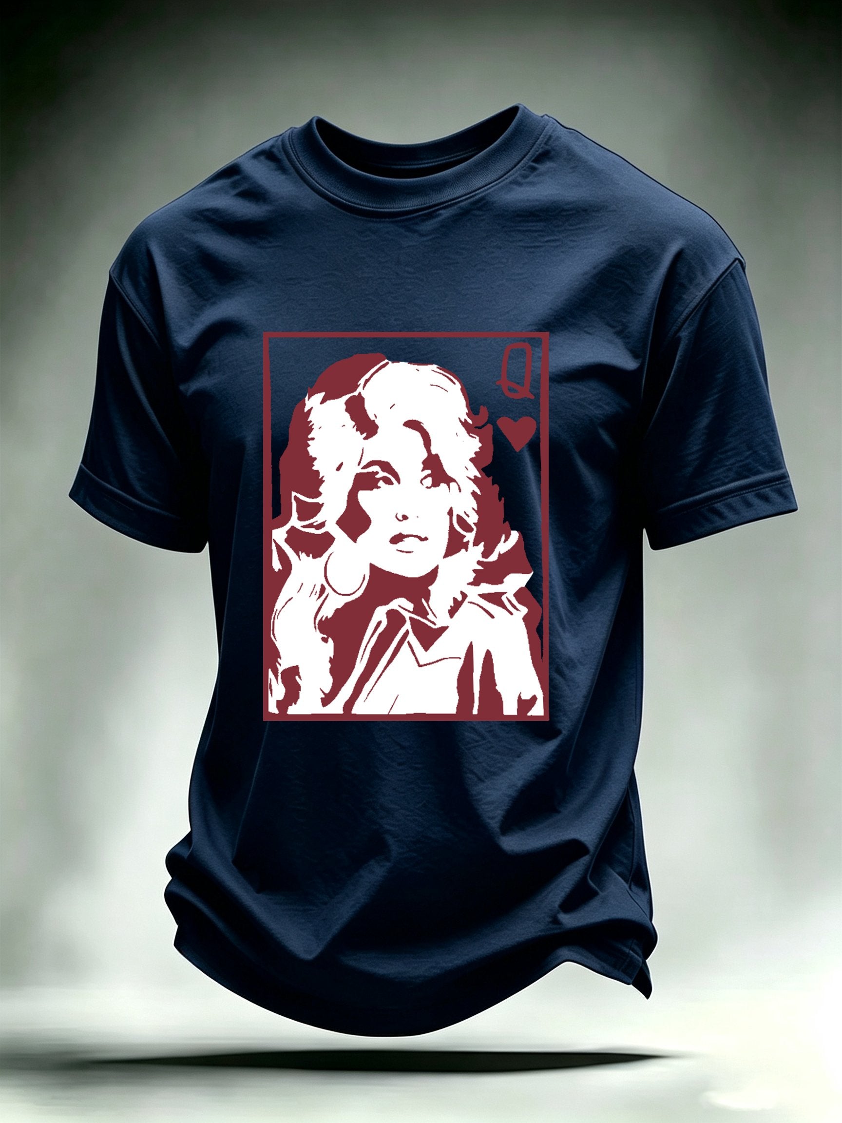 Men's Queen of Hearts Shirt Country Music Graphic Tee