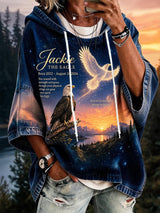 Deepest Condolences To Jackie, May You Rest In Peace Printed Hoodie