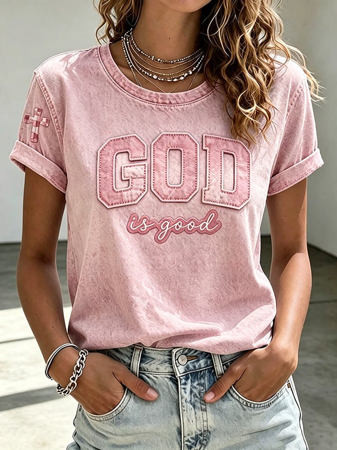 Women's The Way The Truth  And The Life   Faith  Printed Casual Tops