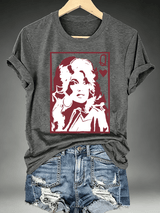 Women's Queen of Hearts Shirt Country Music Graphic Tee