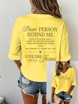 Women's Love Like Jesus Faith T-shirt