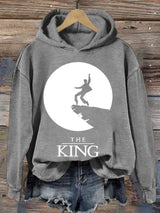 Women's The King Print Casual Sweatshirt