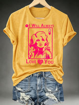 Women's Queen of Hearts Shirt Country Music Graphic Tee