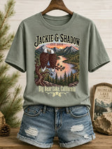 Women's Jackie And Shadow Printed T-shirt
