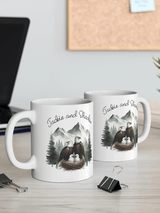 Retro Jackie & Shadow Print  Mug