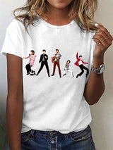 Womens Music Superstar Print T-Shirt