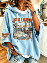 Women'S Casual Bald Eagle "Jackie" Print Top