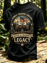 Men's Jackie & Shadow Print Short-Sleeve T-Shirt