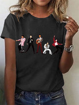 Womens Music Superstar Print T-Shirt