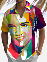 Vacation Music Short Sleeve Pocket Shirt