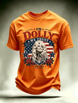 Men's Vintage Country Music Tribute Parton Tour T-Shirt
