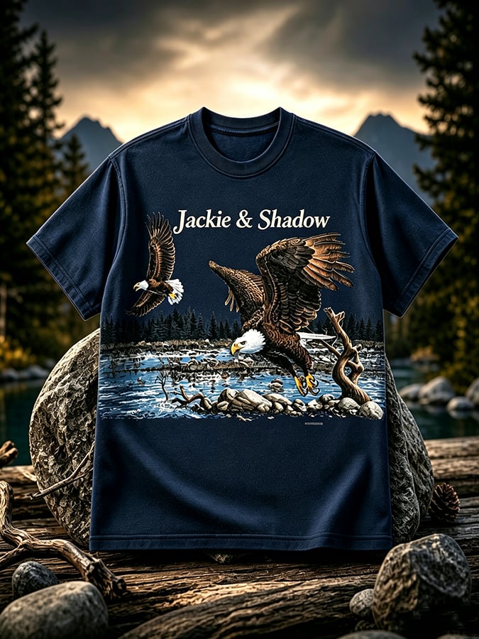 Men's  Jackie and Shadow Print Short-Sleeve T-Shirt