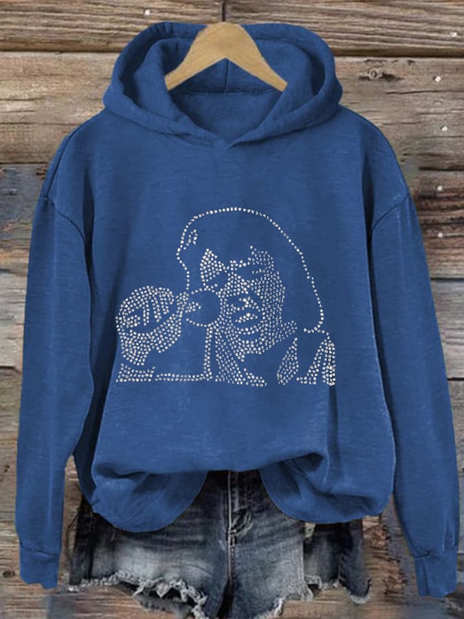 Women's Music King Printed Hoodie